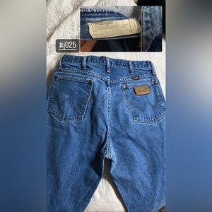 Wranglers, 33x33, blue jeans
